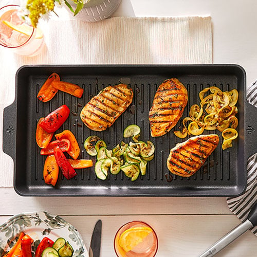 Nonstick Double Burner Grill